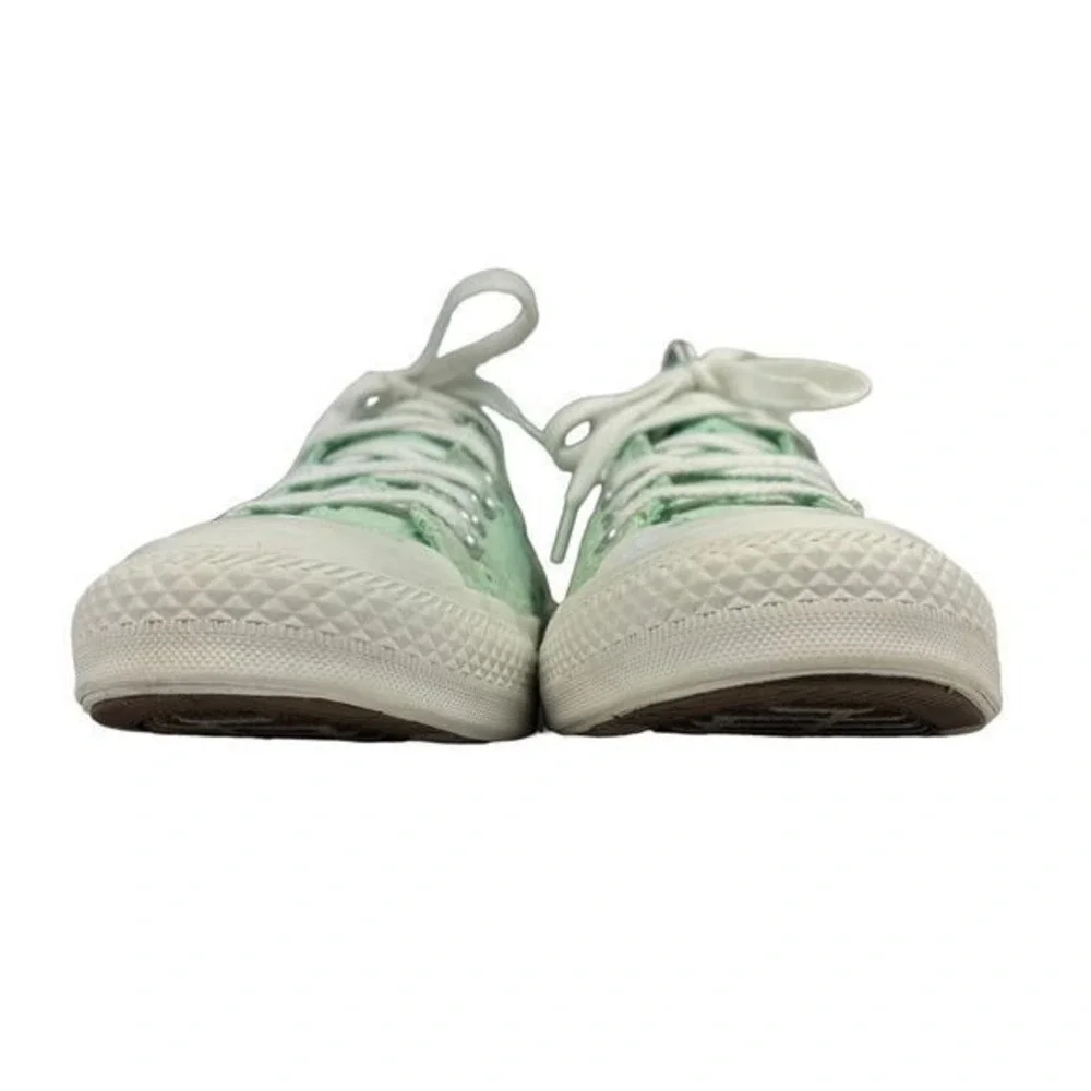 Converse Sneakers Womens 8‎ All Star Eyelet Mint Green Low Top Shoes